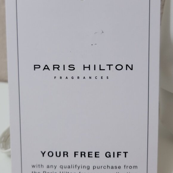 NWT Paris Hilton White Wristlet Pouch Bow Detail - Picture 2 of 13